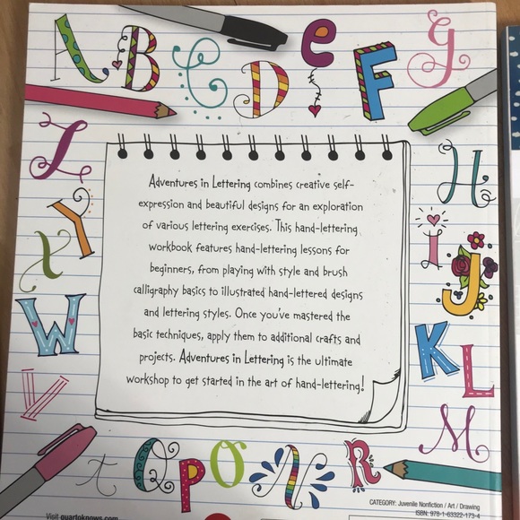 Hand lettering calligraphy brush pens book kit - Picture 9 of 10